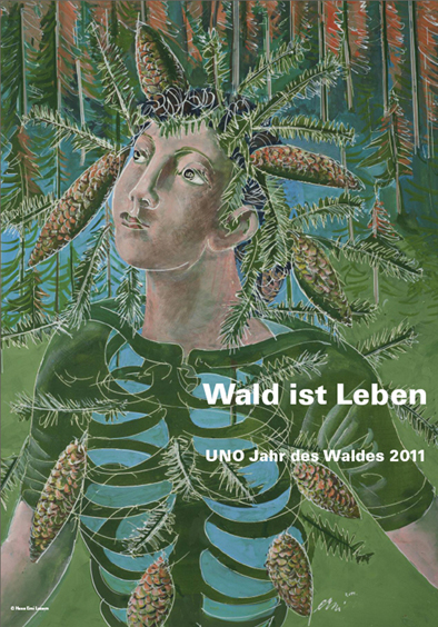Plaket «Wald ist Leben»